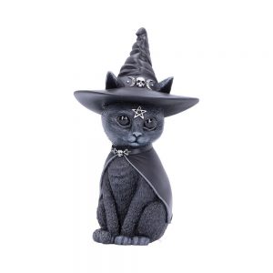 FAMILIAR FELINES 9.8cm Black Cats in Witches Hats Nemesis Now 