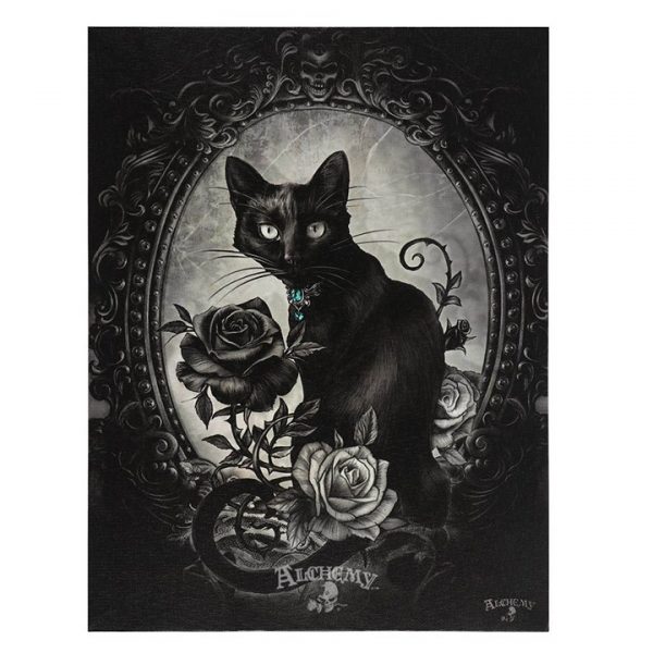19CM X 25CM THE PHILOSOPHER'S FAMILIAR CANVAS PLAQUE BY ALCHEMY